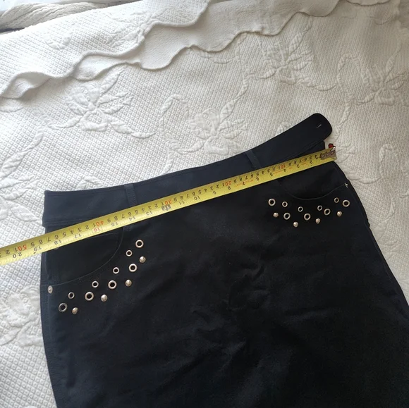 St.john Black Studded Women's Skirt